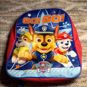 Paw Patrol Kids Backpack - Blue and Red. Like new